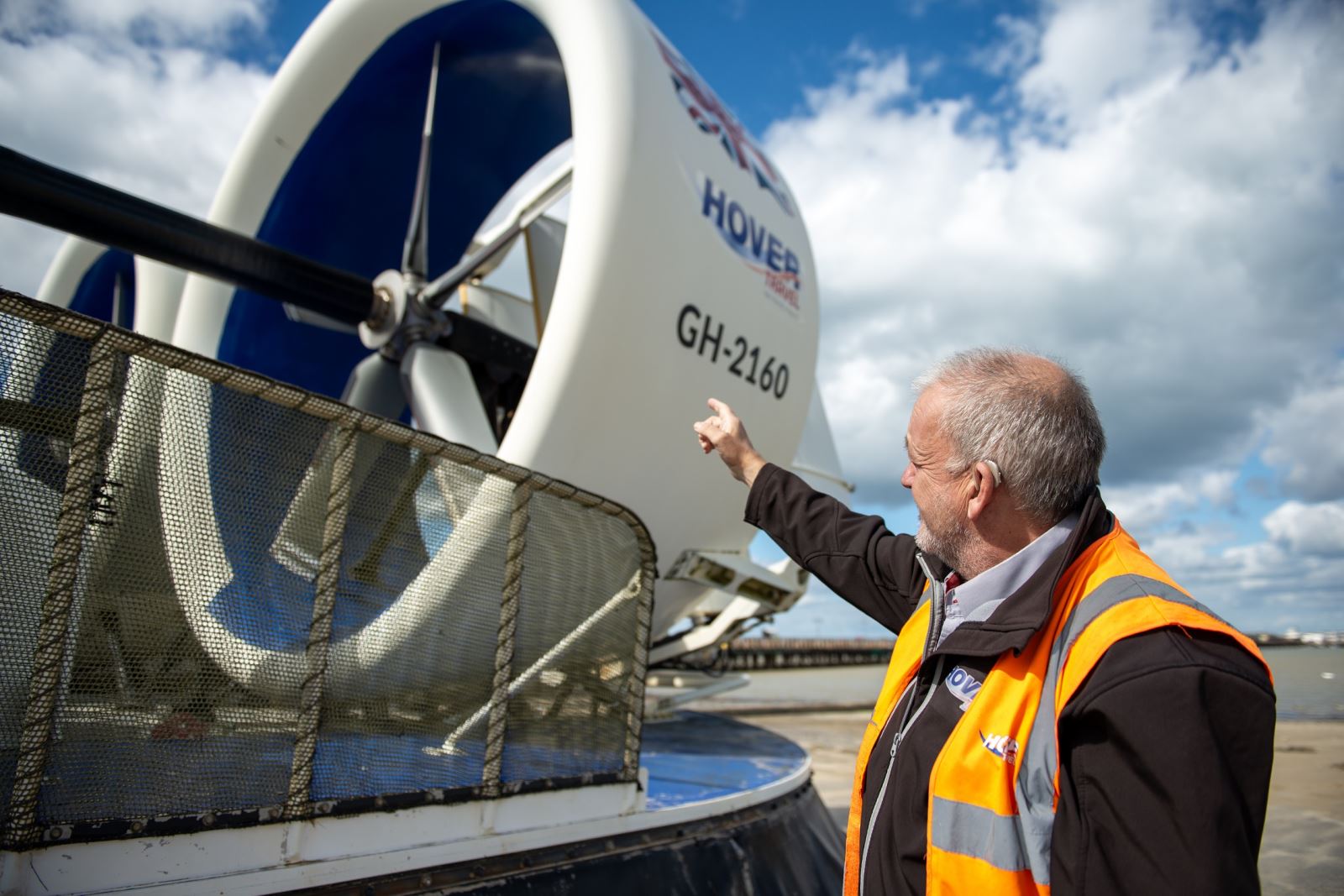 A behind-the-scenes tour with Hovertravel's Mike